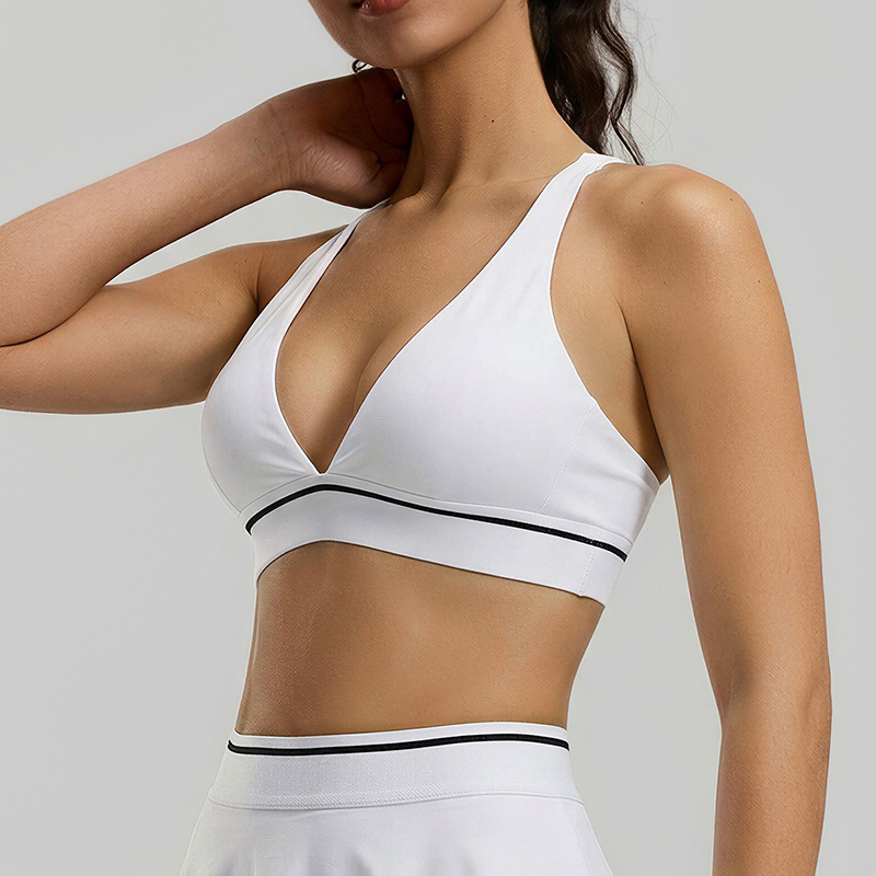 Sports Bra Racerback - Modne biustonosze do jogi w amerykańskim