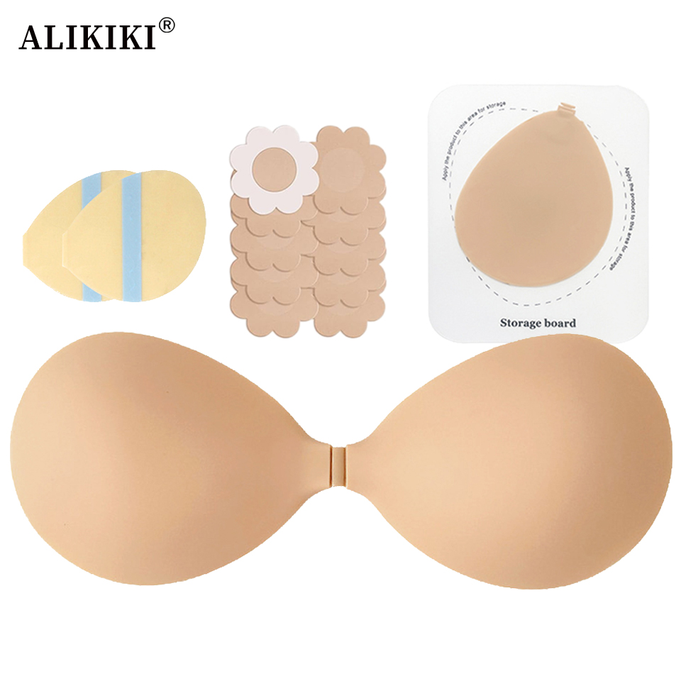 Backless Bra Sticky - Silikonowy biustonosz samoprzylepny z efektem push-up,
