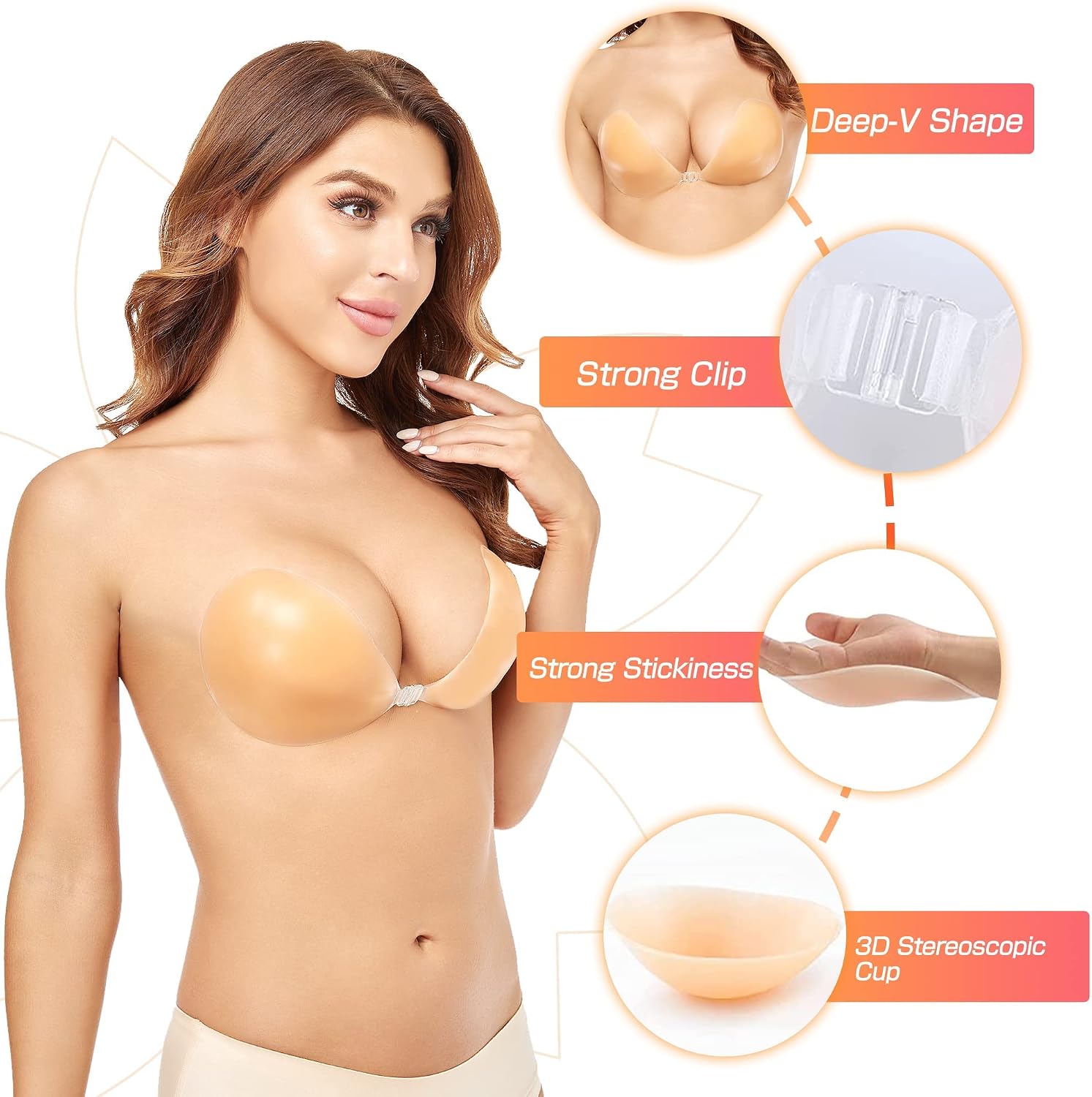 Biustonosz push-up bez fiszbin – Backless Bra Sticky recenzja i cena