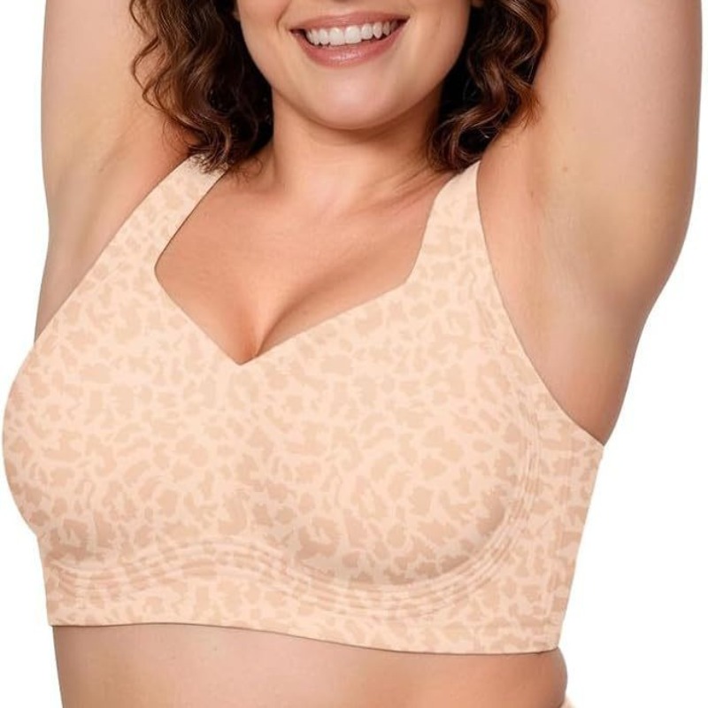 Biustonosze Leopard Jelly Bez  – Plunge Bra Push Up recenzja i cena