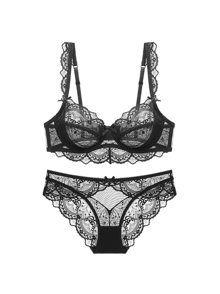 YUQI French Lace Minimizer Bra – Underwire Bra Padded recenzja i cena