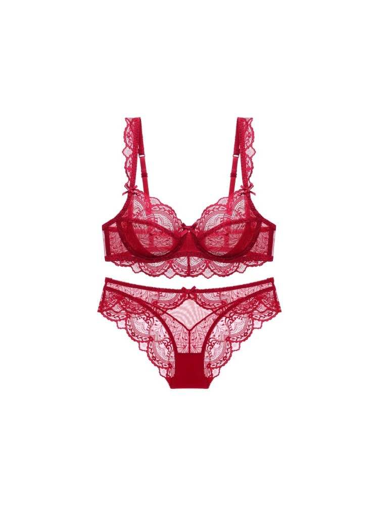 YUQI French Lace Minimizer Bra – Underwire Bra Padded recenzja i cena