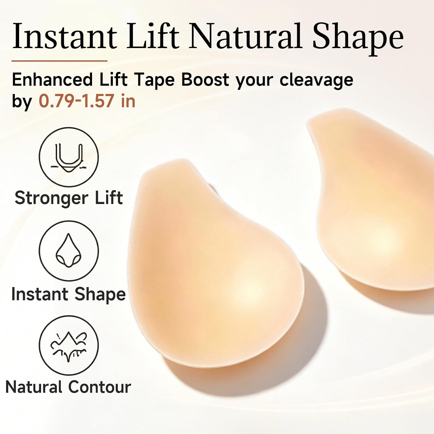 Silikonowe nakładki na sutki,  – Backless Bra Sticky recenzja i cena