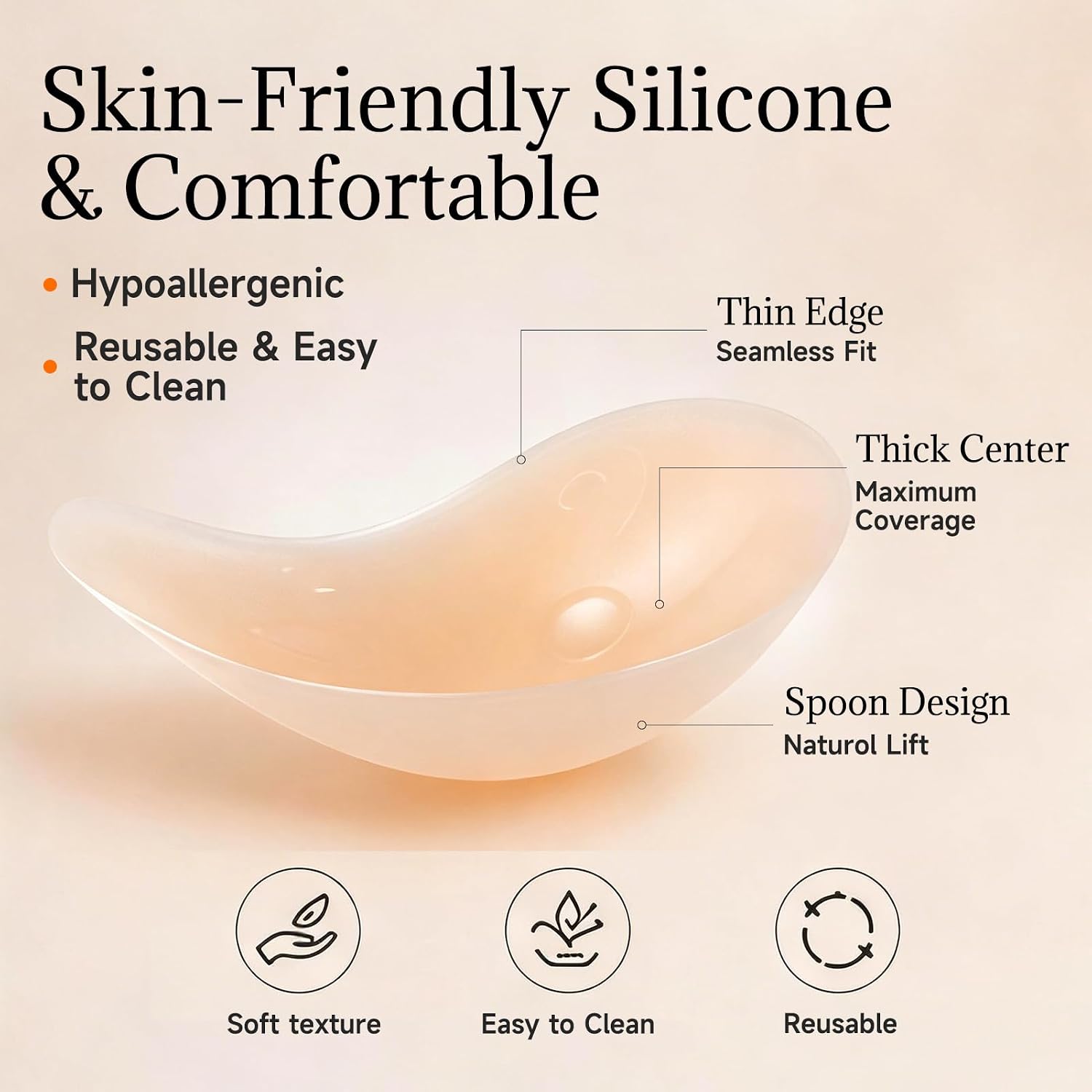 Silikonowe nakładki na sutki,  – Backless Bra Sticky recenzja i cena