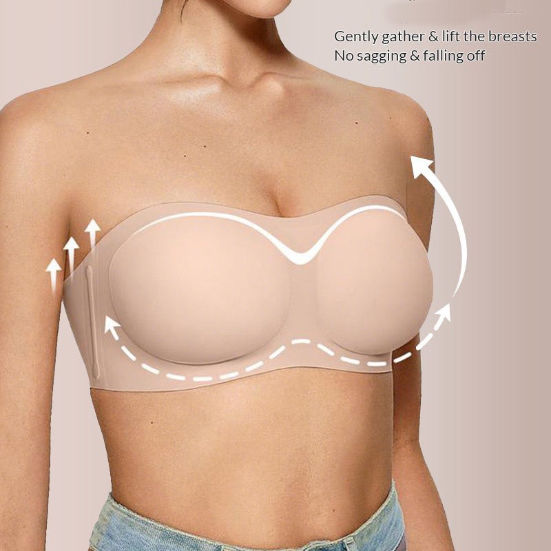 Biustonosz damski bez ramiącze – Plunge Bra Push Up recenzja i cena