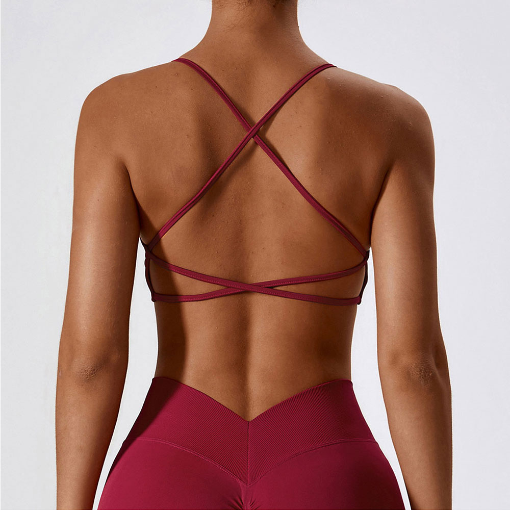Biustonosz sportowy damski z p – Sports Bra Racerback recenzja i cena